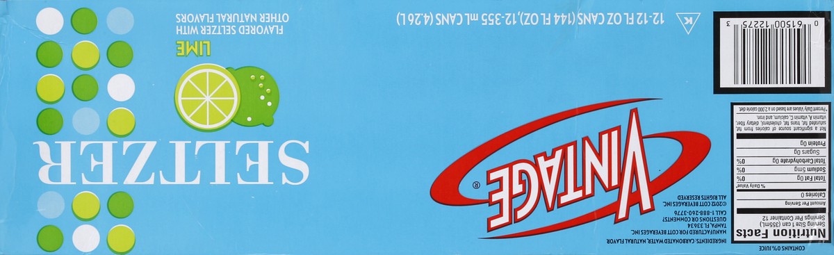 slide 5 of 6, Vintage Seltzer - 12 ct, 12 ct