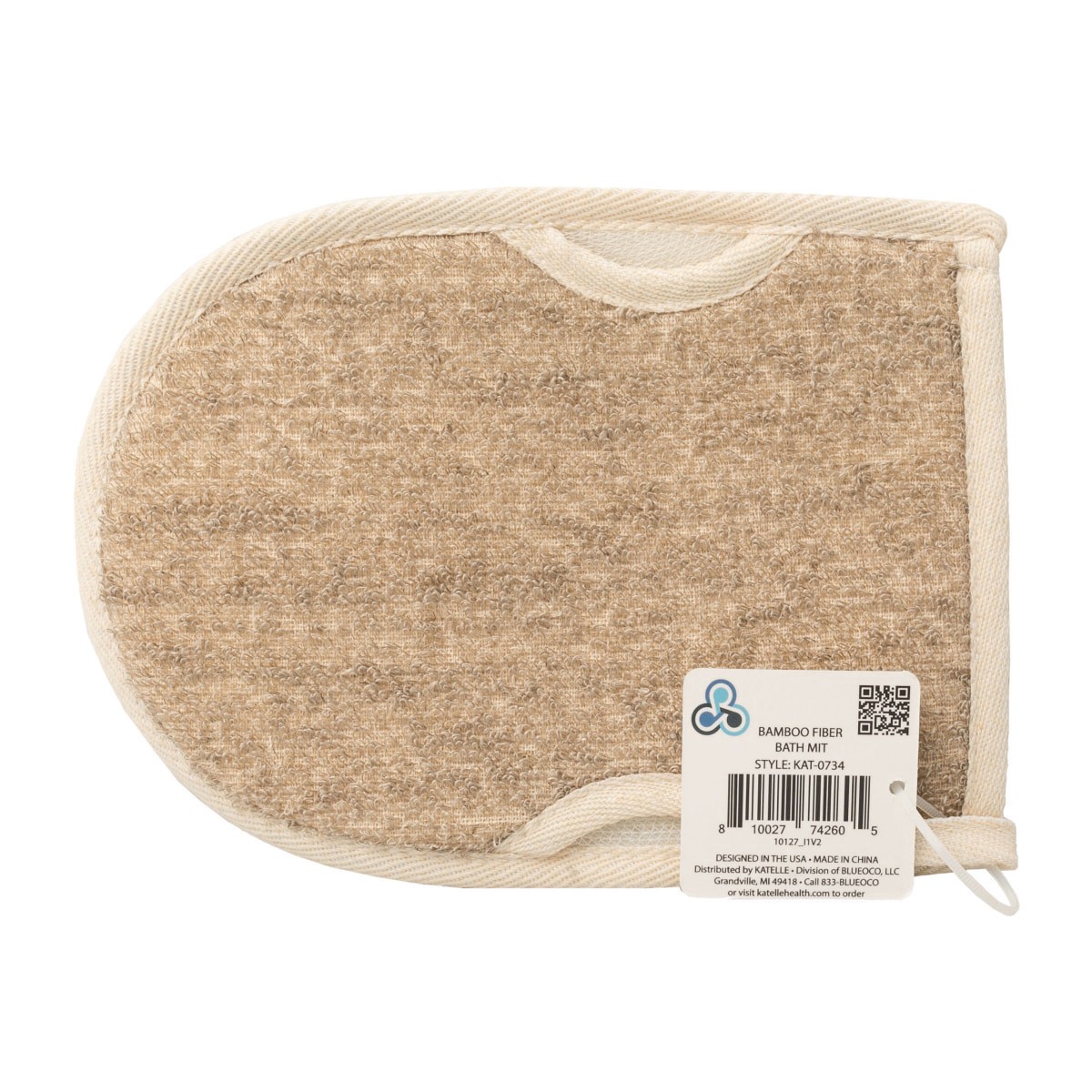 slide 9 of 13, Katelle Spa Bamboo Fiber Bath Mitt, 1 ct