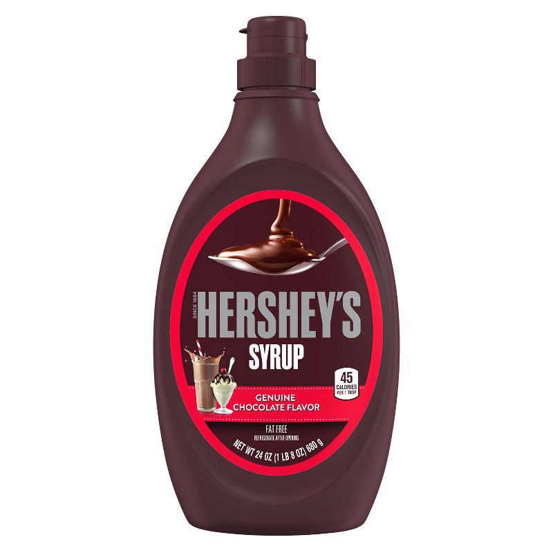 slide 2 of 7, Hershey's Syrup Genuine Chocolate Flavor - 24oz, 24 oz