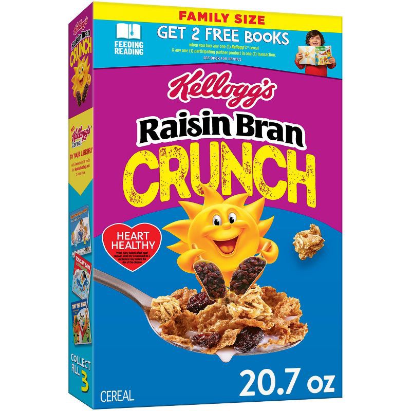 slide 14 of 14, Kellogg's Raisin Bran Crunch Cereal - 20.7oz, 20.7 oz