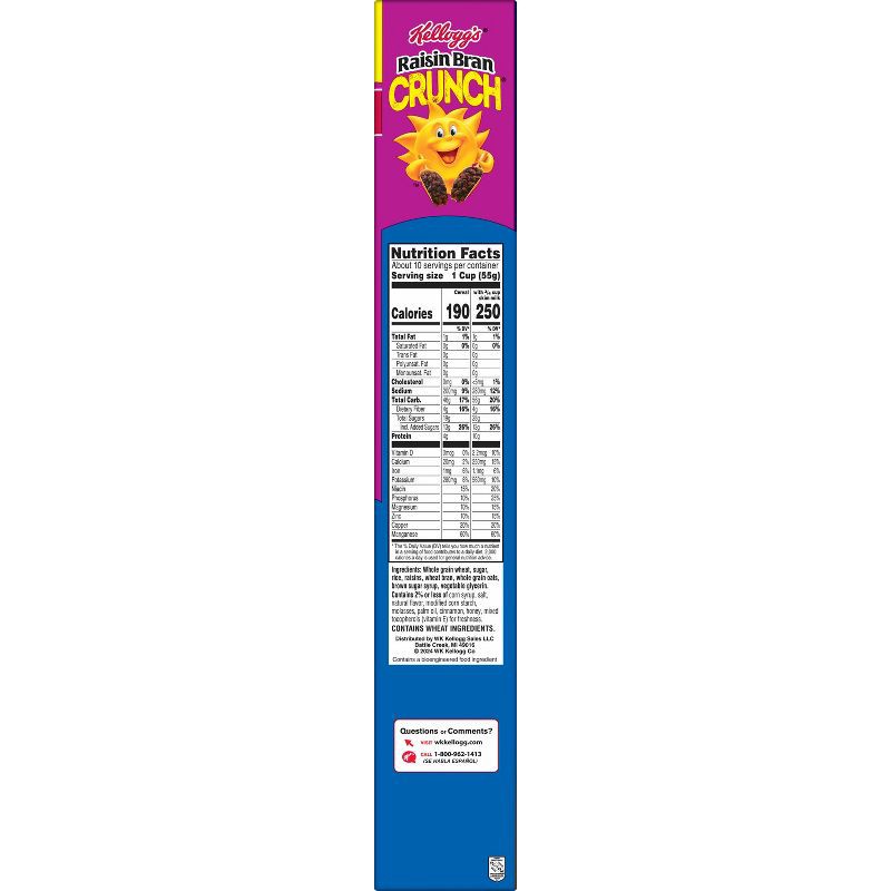 slide 15 of 17, Kellogg's Raisin Bran Crunch Cereal - 20.7oz, 20.7 oz