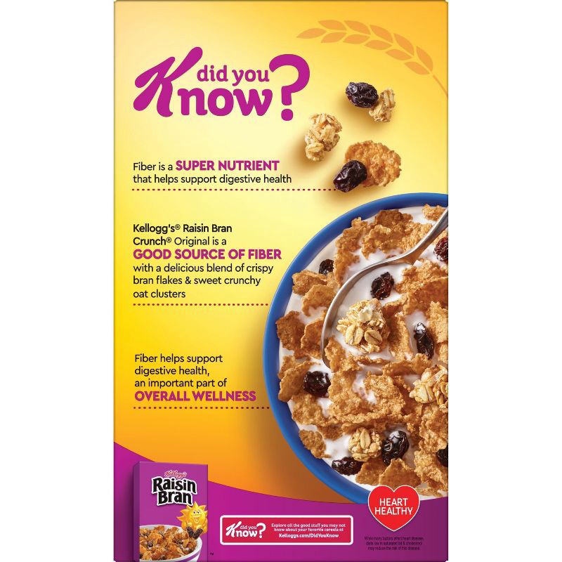 slide 5 of 14, Kellogg's Raisin Bran Crunch Cereal - 20.7oz, 20.7 oz