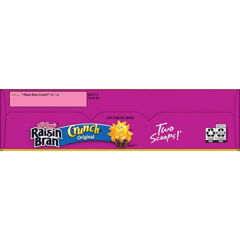 slide 8 of 14, Kellogg's Raisin Bran Crunch Cereal - 20.7oz, 20.7 oz