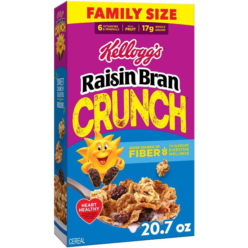 slide 1 of 17, Kellogg's Raisin Bran Crunch Cereal - 20.7oz, 20.7 oz