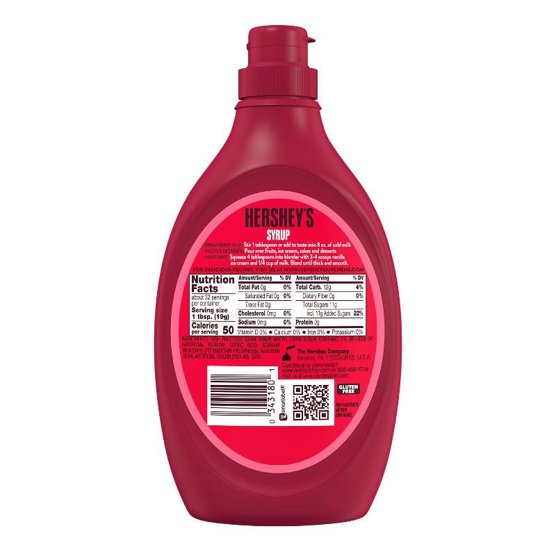 slide 2 of 8, Hershey's Strawberry Syrup - 22oz, 22 oz