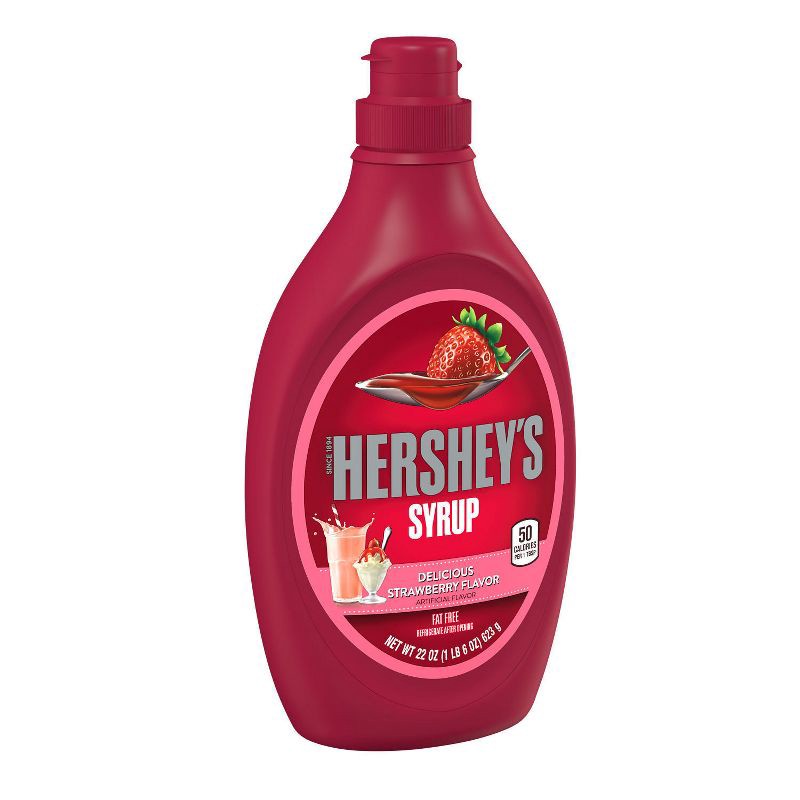 slide 3 of 8, Hershey's Strawberry Syrup - 22oz, 22 oz
