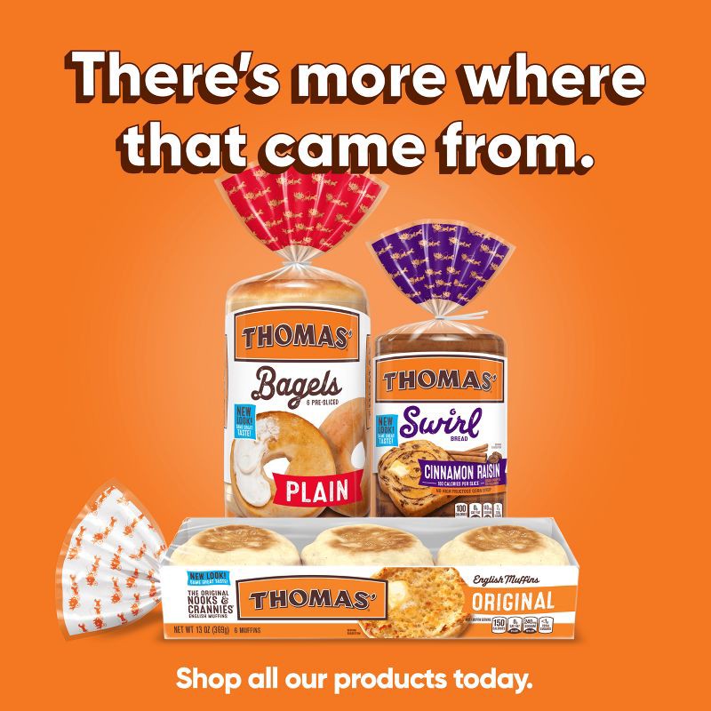 slide 3 of 10, Thomas' Everything Bagel Thins - 13oz/8ct, 8 ct; 13 oz