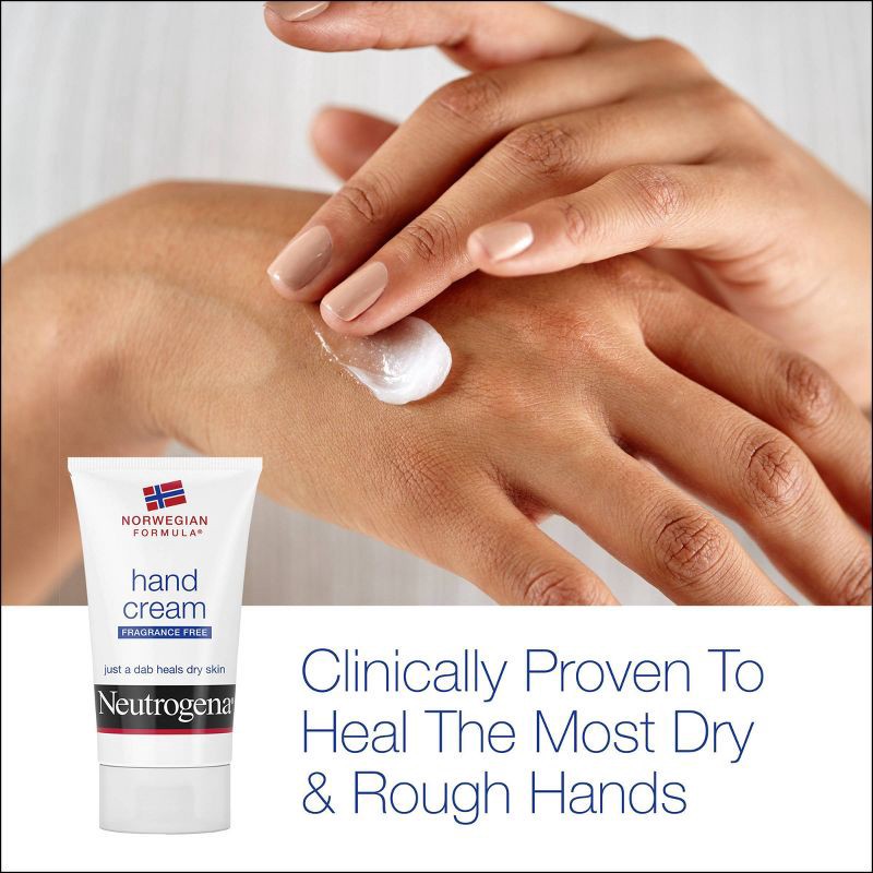 slide 4 of 9, Neutrogena Norwegian Formula Hand Cream for Dry and Rough Hands - Fragrance Free - 2oz, 2 oz