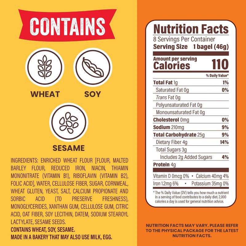 slide 4 of 7, Thomas' Plain Bagel Thins - 13oz/8ct, 8 ct; 13 oz