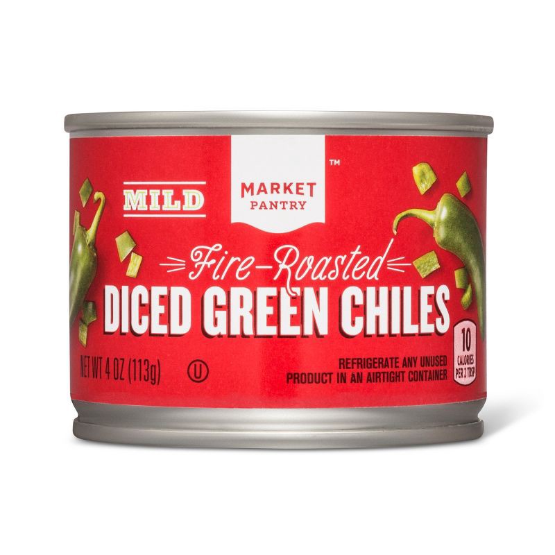 Diced Green Chiles Mild 4oz Market Pantry 4 oz Shipt
