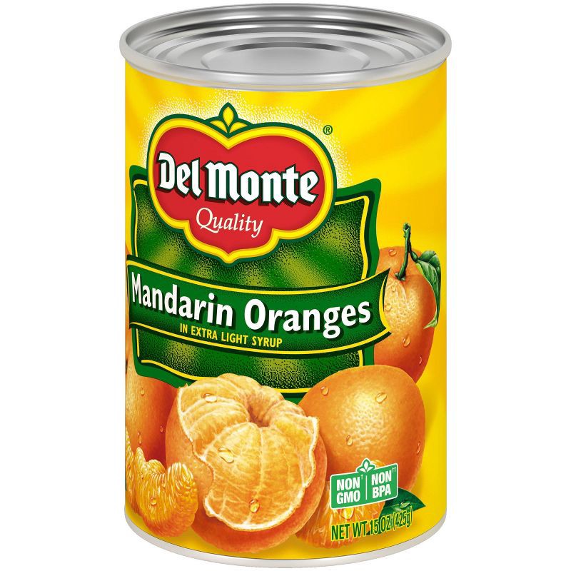 slide 3 of 3, Del Monte Mandarin Oranges in Light Syrup 15oz, 15 oz