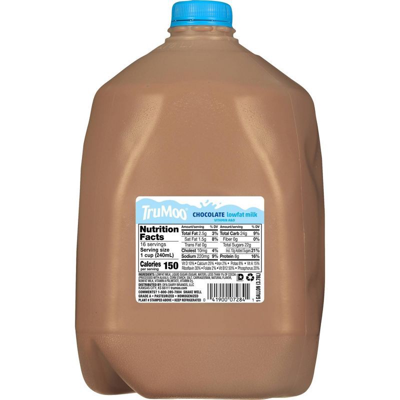 slide 2 of 9, TruMoo 1% Chocolate Milk - 1gal, 1 gal