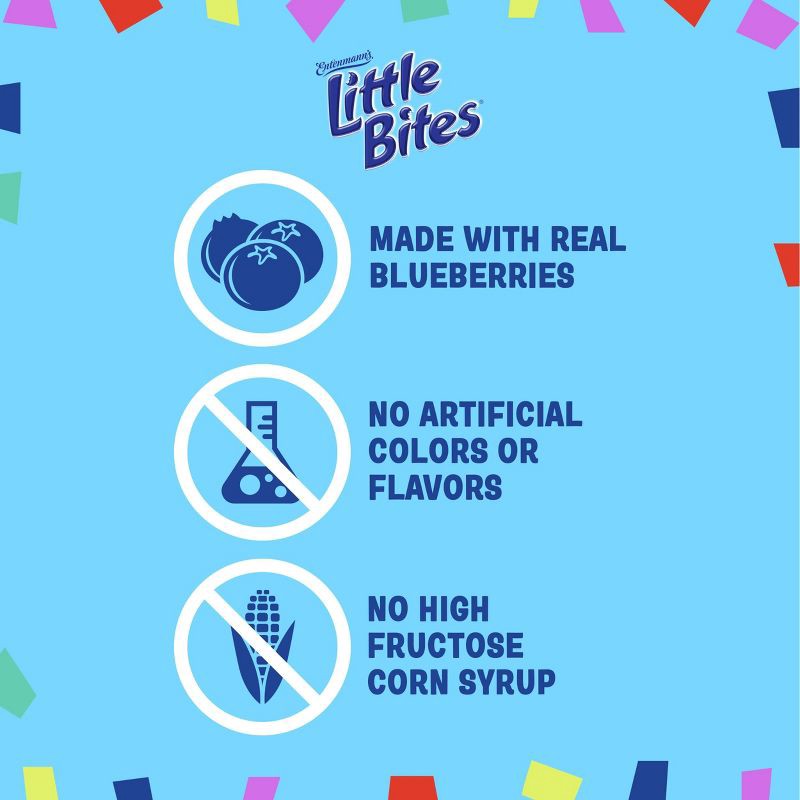 slide 3 of 9, Entenmann's Little Bites Blueberry Muffins - 8.25oz/5ct, 8.25 oz, 5 ct