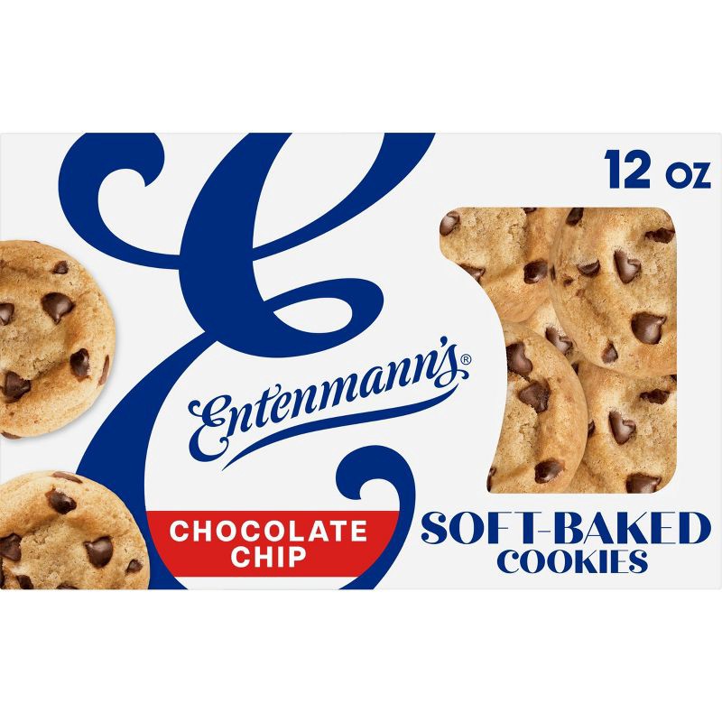 slide 1 of 8, Entenmann's Chocolate Chip Cookies - 12oz, 12 oz