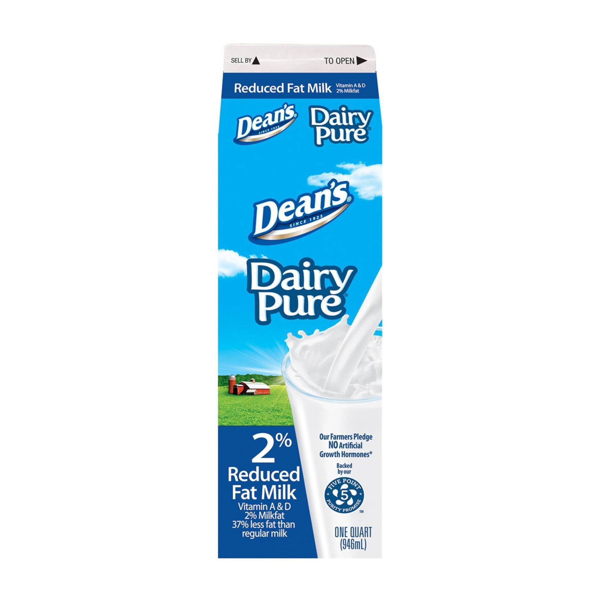 slide 1 of 1, Dairy Pure 2% Reduced Fat Milk, 1 qt