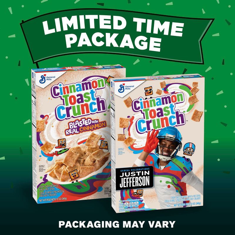 slide 2 of 9, Cinnamon Toast Crunch Breakfast Cereal - 12oz - General Mills, 12 oz