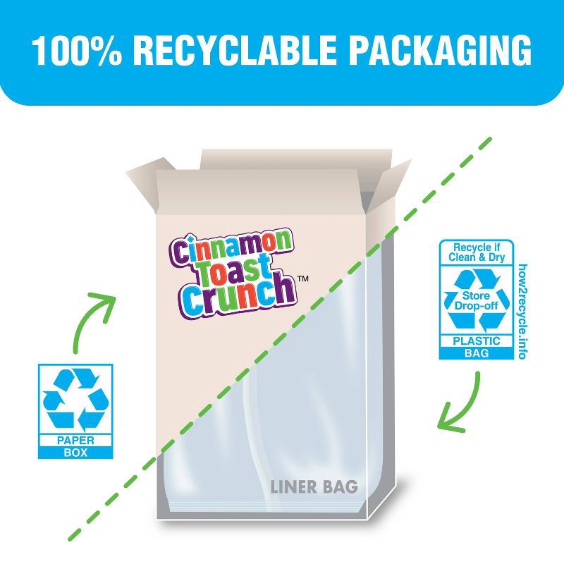 slide 8 of 10, Cinnamon Toast Crunch Breakfast Cereal - 12oz - General Mills, 12 oz