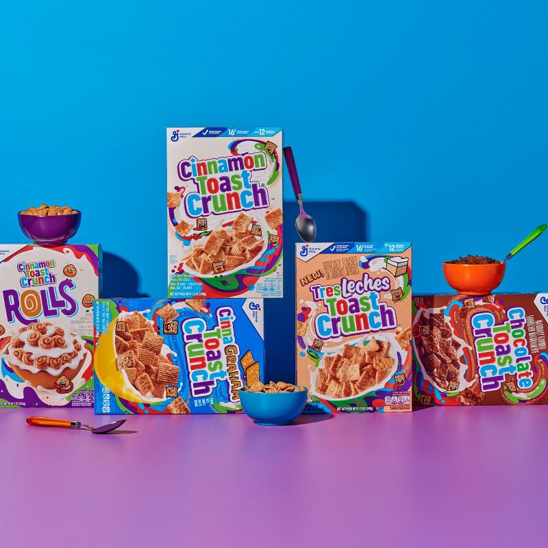 slide 8 of 9, Cinnamon Toast Crunch Breakfast Cereal - 12oz - General Mills, 12 oz