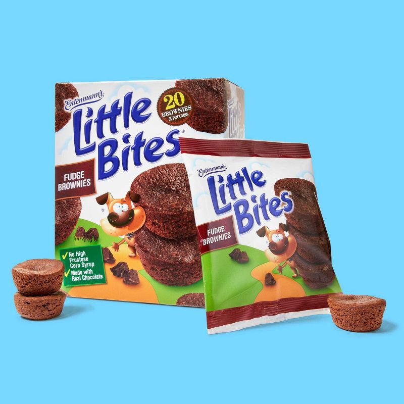 slide 3 of 9, Entenmann's Little Bites Brownie Muffins - 8.25oz, 8.25 oz