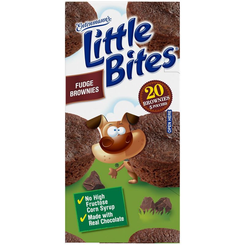 slide 10 of 10, Entenmann's Little Bites Fudge Brownie Muffins - 9.75oz/5ct, 9.75 oz, 5 ct