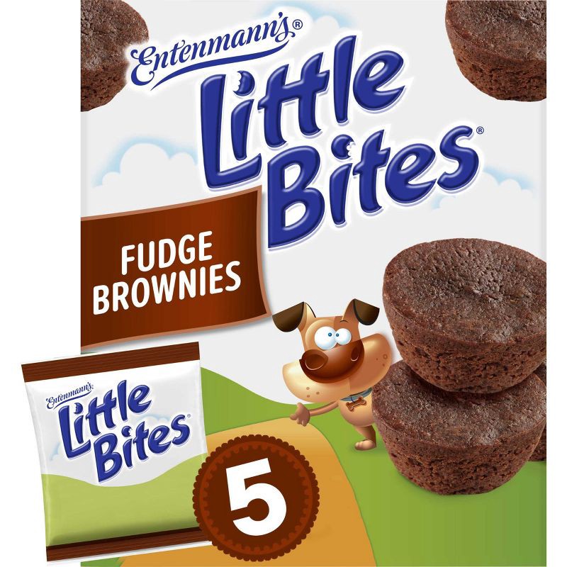 slide 1 of 10, Entenmann's Little Bites Fudge Brownie Muffins - 9.75oz/5ct, 9.75 oz, 5 ct