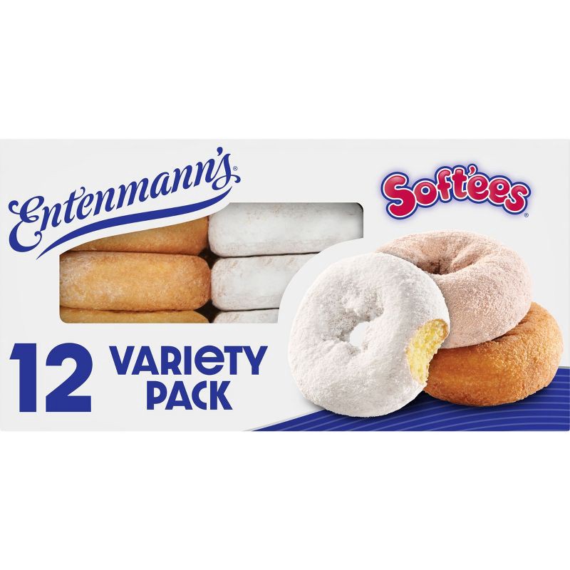 slide 1 of 14, Entenmann's Softee Variety Donuts - 18.5oz, 18.5 oz