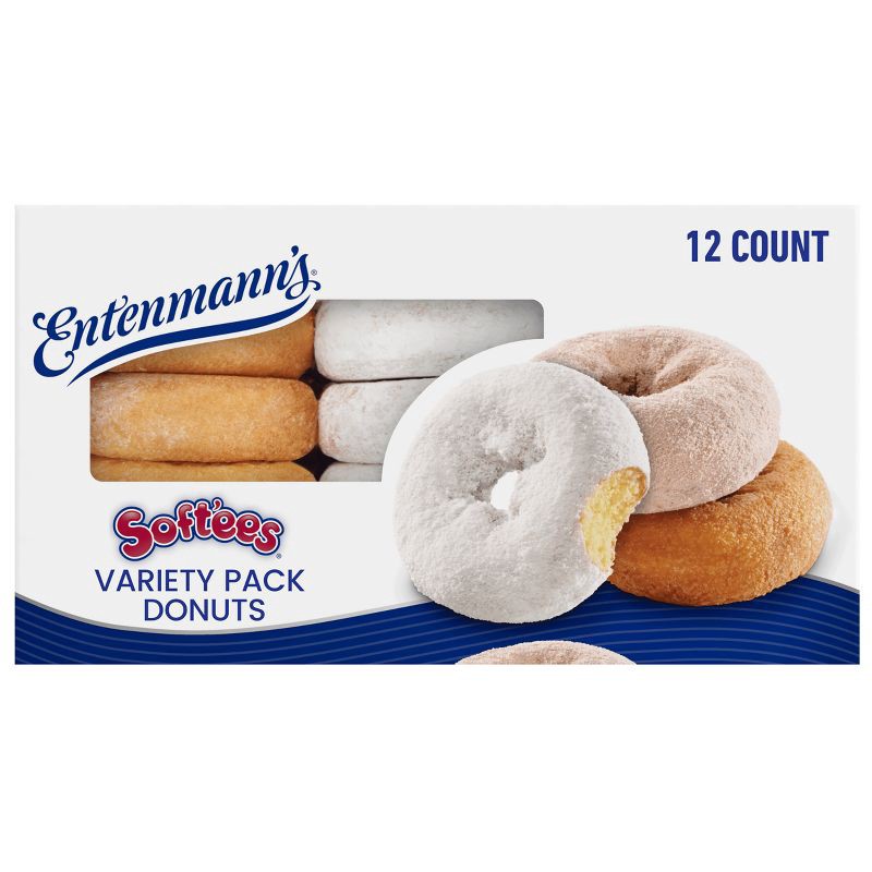 slide 1 of 14, Entenmann's Softee Variety Donuts - 18.5oz, 18.5 oz