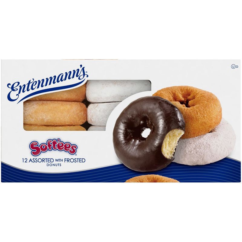 slide 13 of 14, Entenmann's® Soft'ees Family Pack Assorted with Frosted Donuts - 12ct, 12 ct