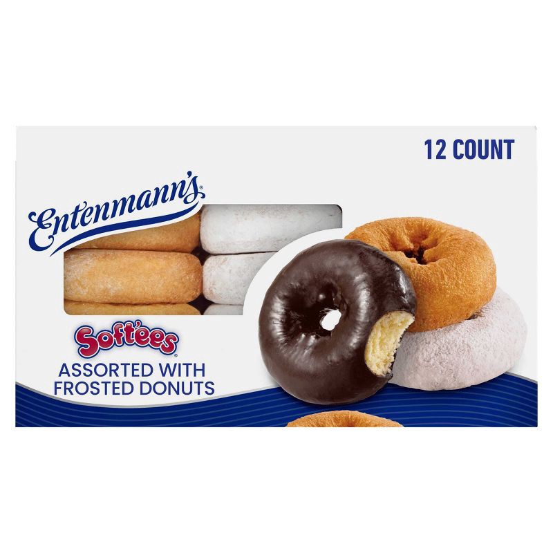 slide 14 of 14, Entenmann's® Soft'ees Family Pack Assorted with Frosted Donuts - 12ct, 12 ct