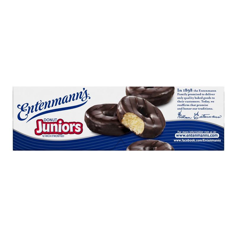 slide 5 of 9, Entenmann's Frosted Mini Chocolate Donuts - 14oz, 14 oz
