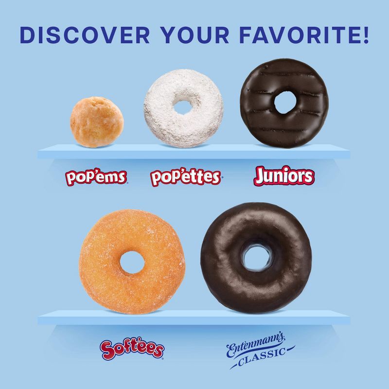slide 6 of 9, Entenmann's Frosted Mini Chocolate Donuts - 14oz, 14 oz