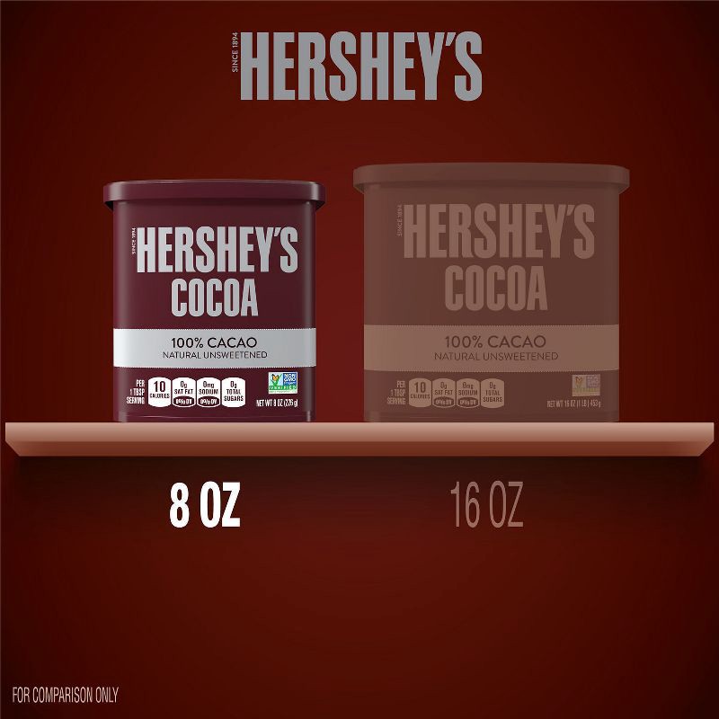 slide 7 of 7, Hershey's Natural Unsweetened Cocoa - 8oz, 8 oz