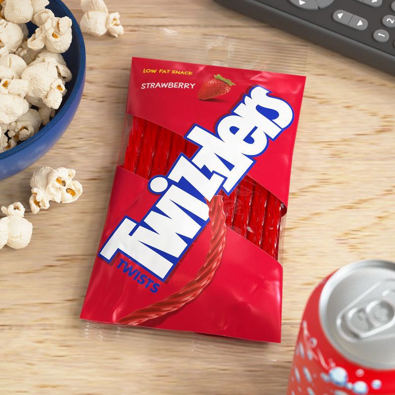 slide 3 of 8, Twizzlers Twists Strawberry Licorice Candy - 7oz, 7 oz