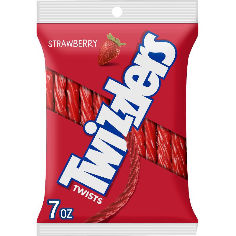 slide 1 of 7, Twizzlers Twists Strawberry Licorice Candy - 7oz, 7 oz