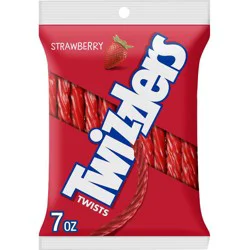 Twizzlers Twists Strawberry Licorice Candy - 7oz