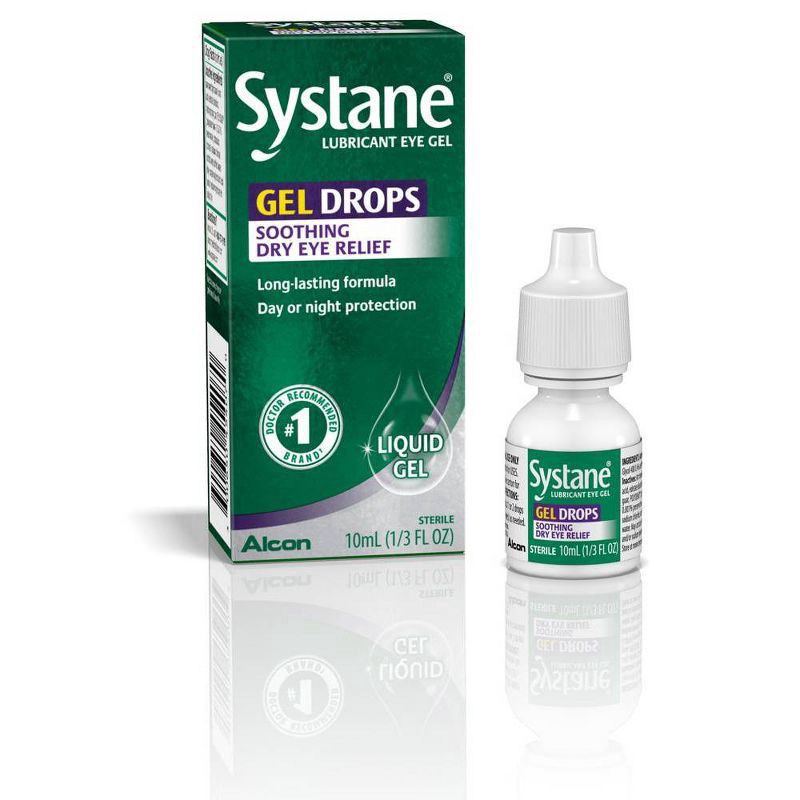 slide 1 of 4, Systane Soothing Dry Eye Relief Liquid Gel Lubricant Eye Gel 0.33 fl oz, 0.33 fl oz