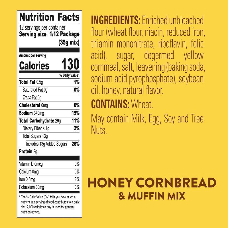slide 6 of 7, Krusteaz Honey Cornbread & Muffin Mix - 15oz, 15 oz