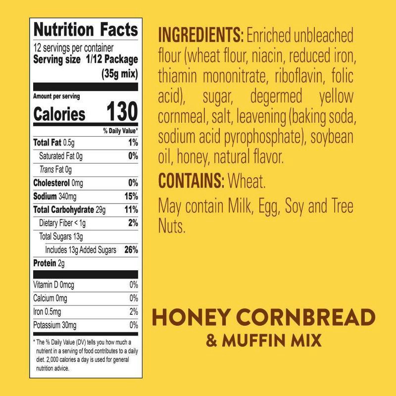 slide 8 of 9, Krusteaz Honey Cornbread & Muffin Mix - 15oz, 15 oz
