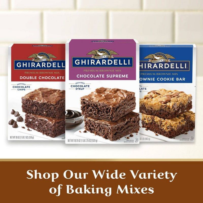 slide 7 of 7, Ghirardelli Dark Chocolate Brownie Mix - 20oz, 20 oz