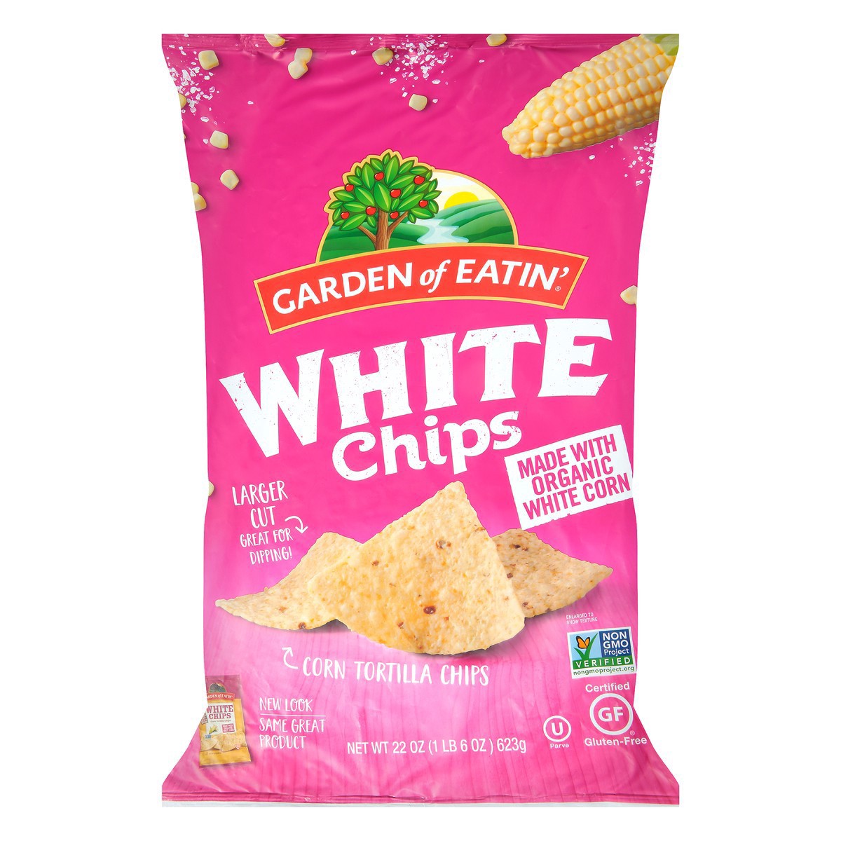 slide 7 of 10, Garden of Eatin' Fiesta White Corn Tortilla Chips, 22 oz