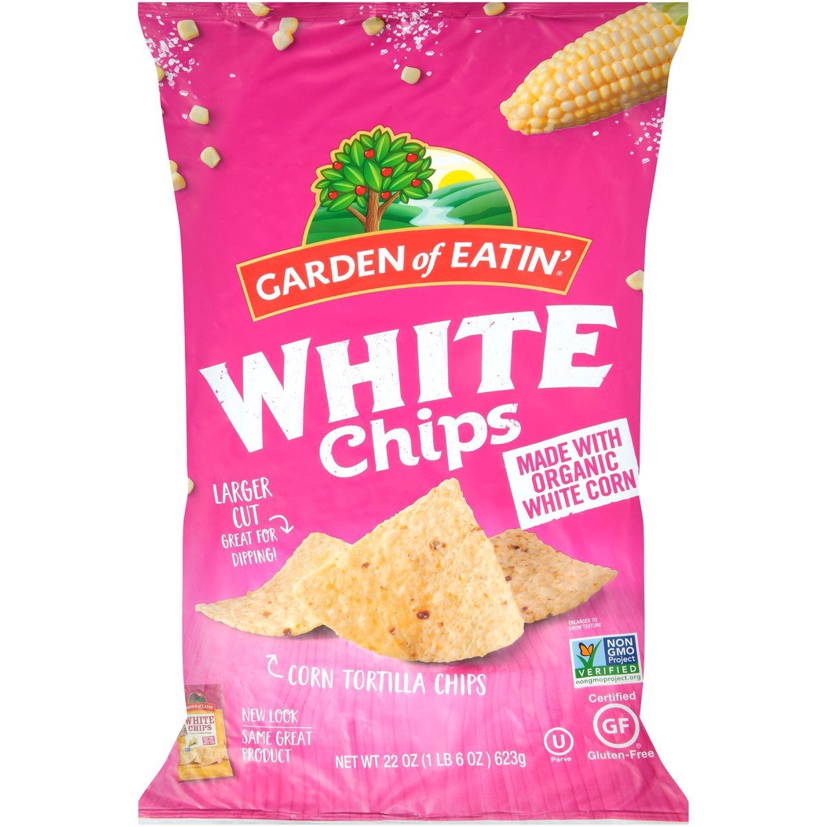 slide 9 of 10, Garden of Eatin' Fiesta White Corn Tortilla Chips, 22 oz