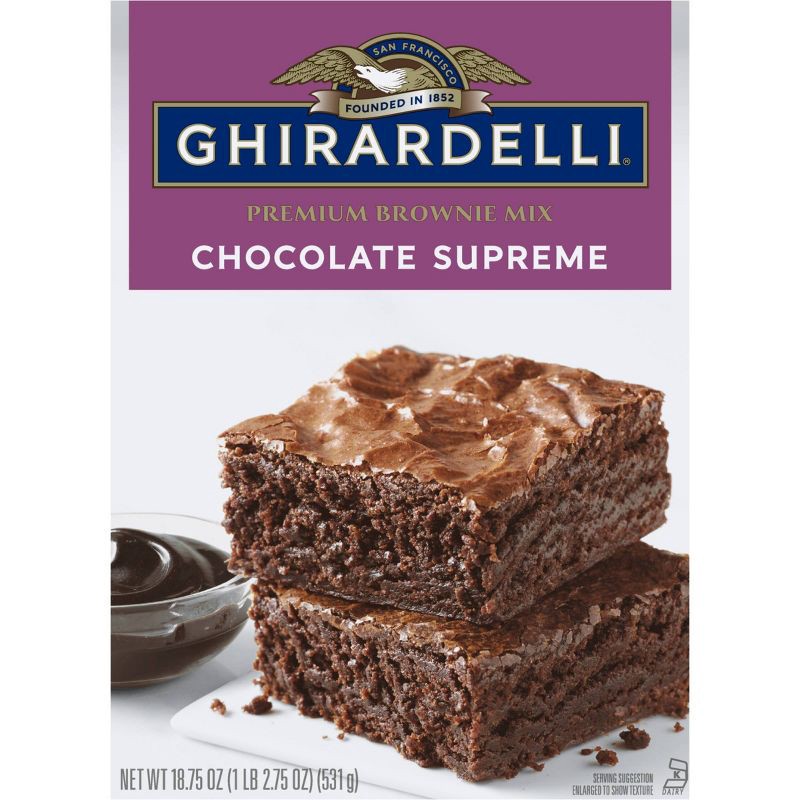 slide 1 of 7, Ghirardelli Chocolate Supreme Brownie Mix - 18.75oz, 18.75 oz