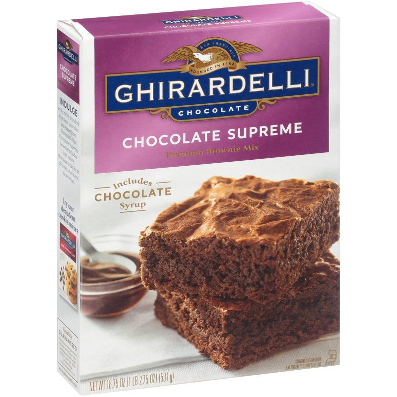 slide 7 of 7, Ghirardelli Chocolate Supreme Brownie Mix - 18.75oz, 18.75 oz