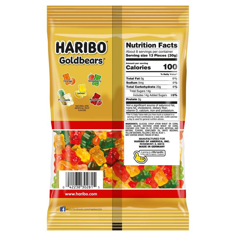 slide 2 of 4, HARIBO Gold-Bears Gummi Candy - 8oz, 8 oz