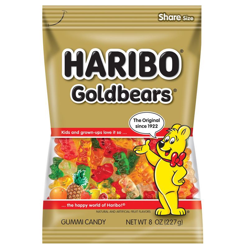 slide 1 of 4, HARIBO Gold-Bears Gummi Candy - 8oz, 8 oz
