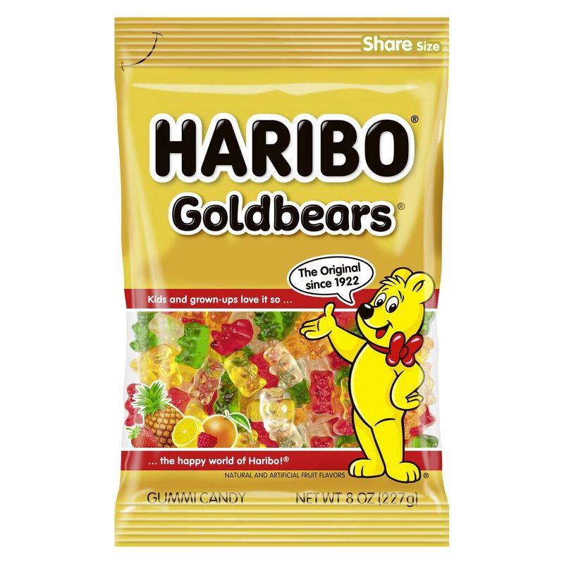 slide 1 of 4, HARIBO Gold-Bears Gummi Candy - 8oz, 8 oz