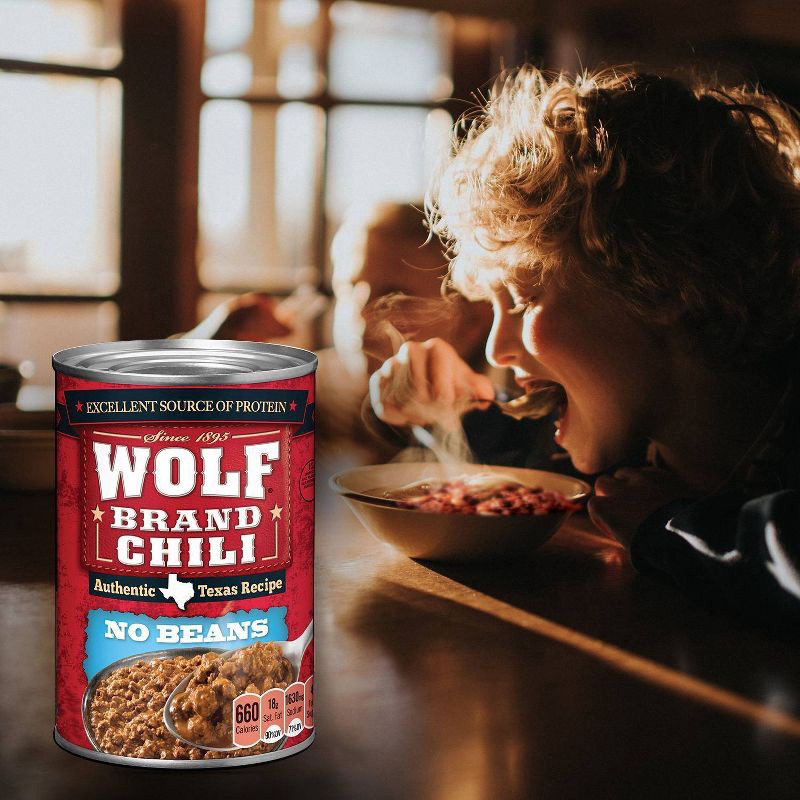 slide 5 of 6, Wolf Brand No Beans Chili - 15oz, 15 oz