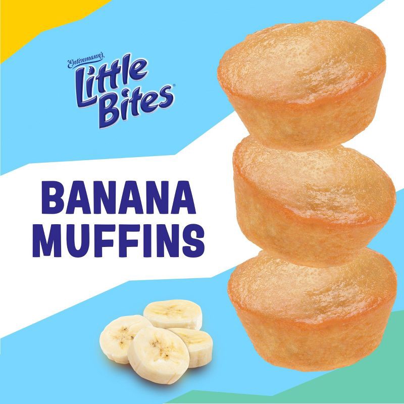 slide 4 of 9, Entenmann's Little Bites Banana Muffins - 8.25oz/5ct, 8.25 oz, 5 ct