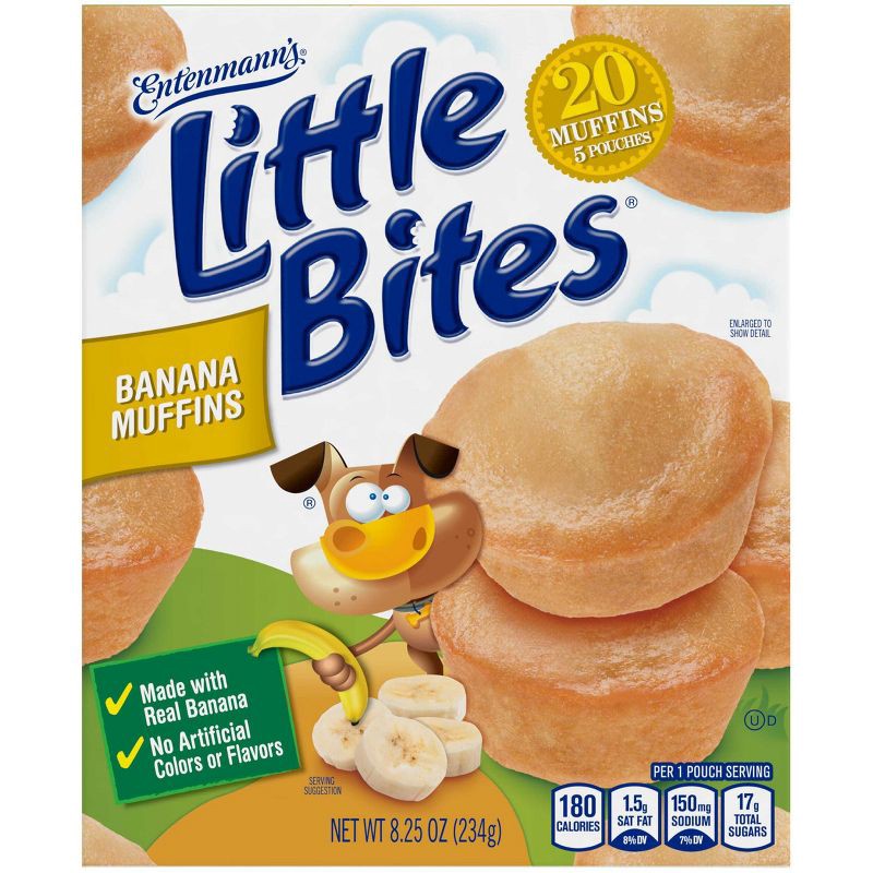 slide 8 of 9, Entenmann's Little Bites Banana Muffins - 8.25oz, 8.25 oz