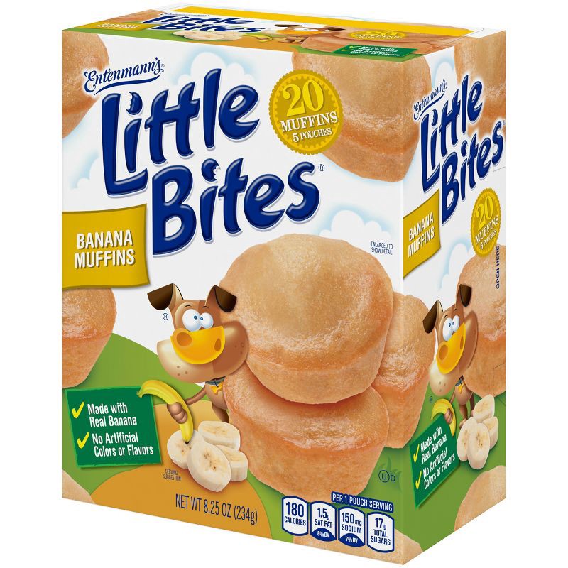 slide 9 of 9, Entenmann's Little Bites Banana Muffins - 8.25oz, 8.25 oz